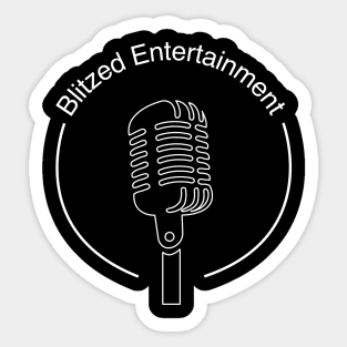 Blitzed Entertainment Logo Sticker